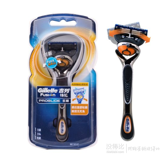 Gillette 吉列 锋隐致顺 手动剃须刀 1刀架+1刀头 折54.5元（109199-100）