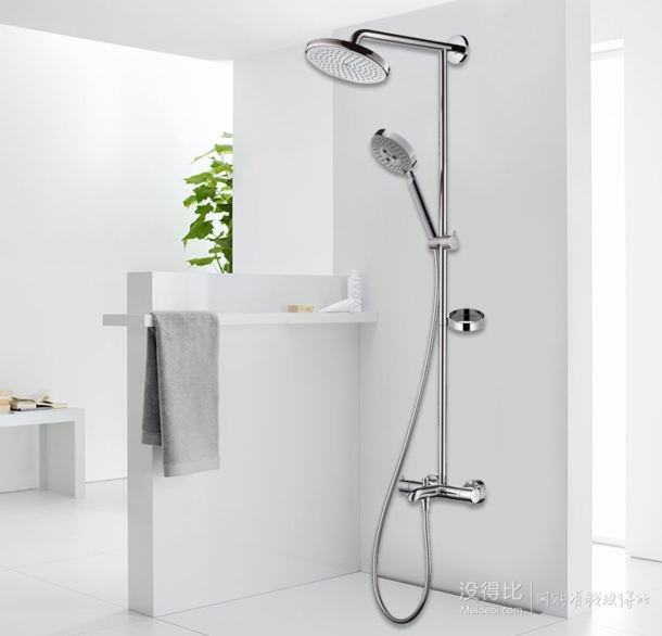 Hansgrohe 汉斯格雅 27215A 飞雨 220Air Power 空气注入式淋浴管+皂碟    2599元包邮（需用码）