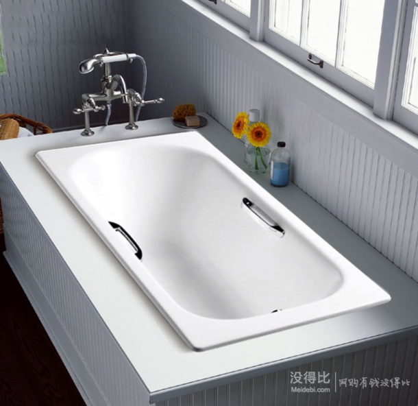 KOHLER 科勒 索尚 K-940T-GR-0 铸铁浴缸 1.7m  2749.05元包邮（2999，双重优惠）