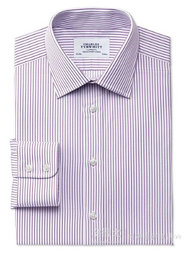 CHARLES TYRWHITT Classic Fit Egyptian Cotton 男士条纹衬衫