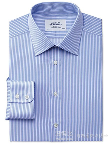 CHARLES TYRWHITT Classic Fit Egyptian Cotton 男士条纹衬衫