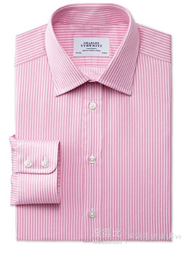 CHARLES TYRWHITT Classic Fit Egyptian Cotton 男士条纹衬衫