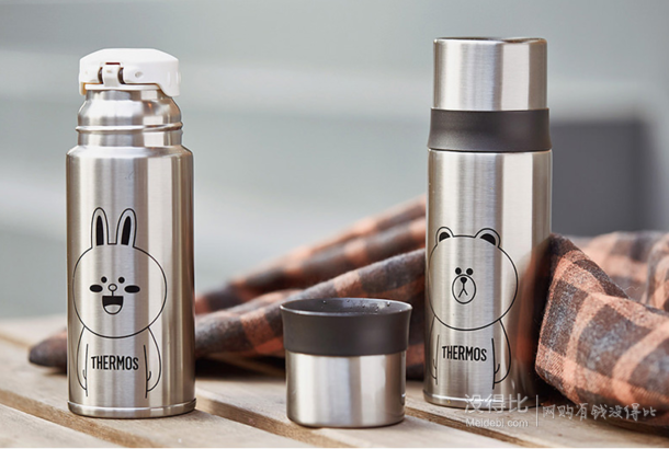 双11预售：THERMOS 膳魔师 LINE FRIENDS 合作款保温杯 可妮兔 350ml    20元定金+123元尾款