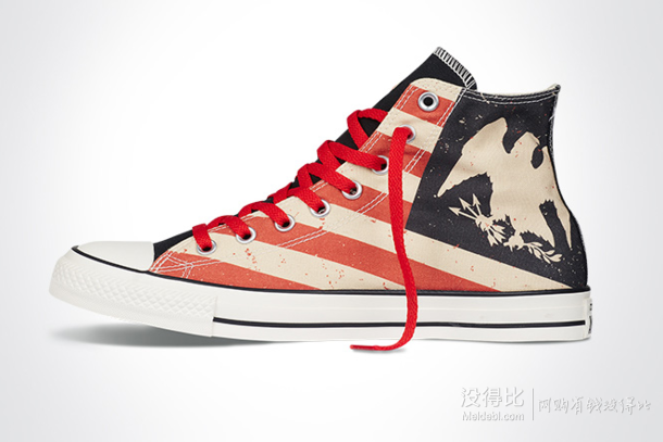 双11预告： CONVERSE 匡威 Chuck Taylor All Star 条纹美国鹰 中性款帆布鞋    179元