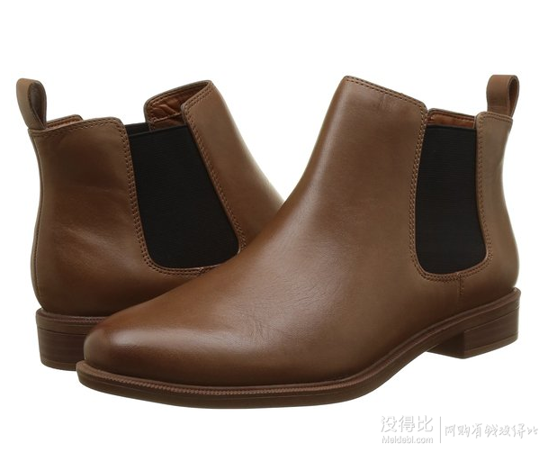 16年新款！Clarks 其乐 女士真皮切尔西靴  ￥306.89 + ￥122.14 