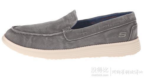 大码！SKECHERS 斯凯奇 Relaxed Fit Status 男款一脚蹬休闲鞋