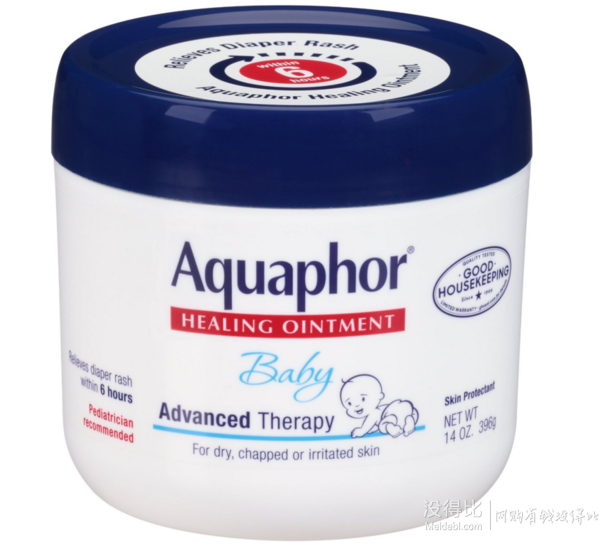 prime会员！Eucerin 优色林 Aquaphor Baby Healing Ointment 宝宝万用软膏 396g