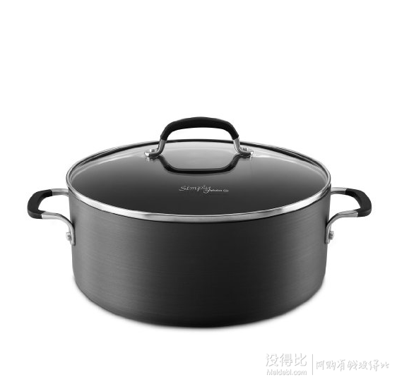 prime会员专享： Simply Calphalon 卡福莱 Nonstick 不粘汤炖锅 7夸脱    直邮到手约280元