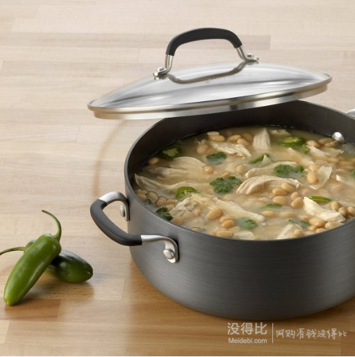 prime会员专享： Simply Calphalon 卡福莱 Nonstick 不粘汤炖锅 7夸脱    直邮到手约280元