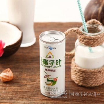  米源My 椰子汁椰奶植物蛋白饮料240ml*6罐 23.9元包邮