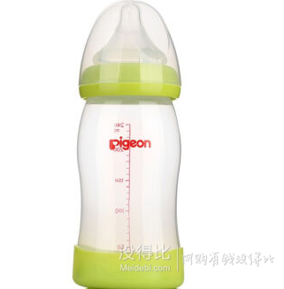 Pigeon 贝亲 AA95 宽口径PP奶瓶 240ml  折35.7元（69元，199-100）