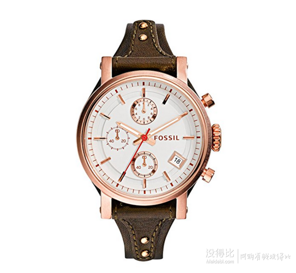 Fossil ES3616 复古玫瑰金女表