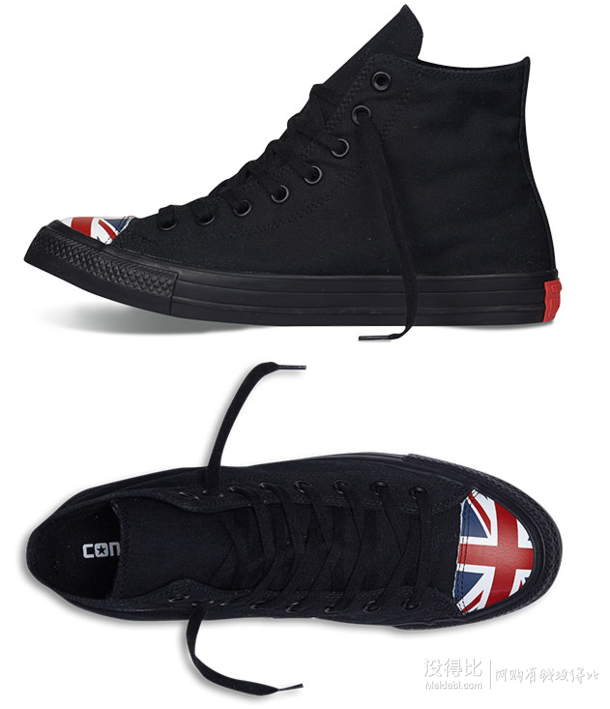 converse 匡威 chuck taylor all star 英国国旗印花帆布鞋 153911c