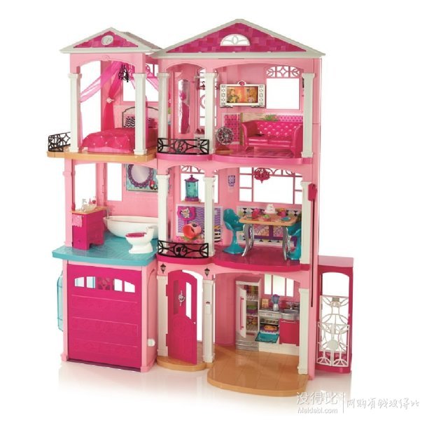 barbie 芭比cjr47梦想豪宅 芭比cfb65闪亮度假屋 乐高30398冒险营地