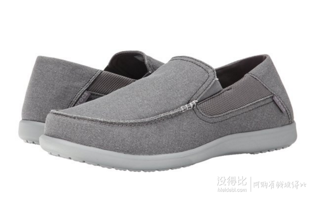 crocs 卡洛驰 Santa Cruz 2 Luxe M 男士一脚蹬帆布鞋