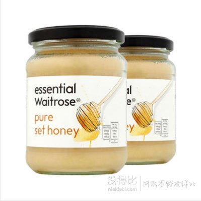 Waitrose 纯结晶蜂蜜 2*454g/瓶