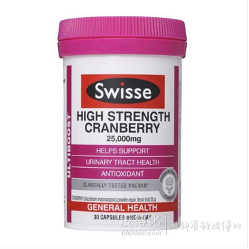 Swisse 澳洲蔓越莓精华胶囊30片