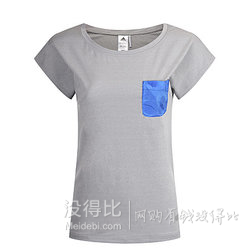ADIDAS 女式运动休闲短袖T恤 