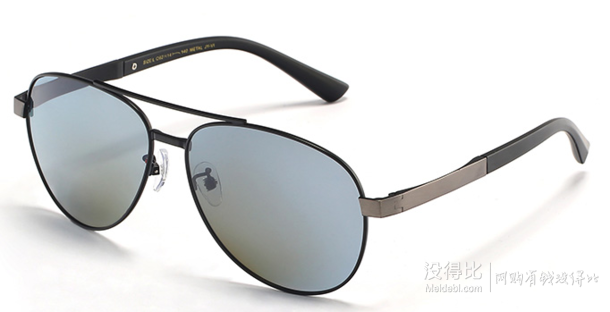 HAN SUNGLASSES 偏光太阳眼镜HN52022L C1 黑框黑灰片  69元包邮（109-40）