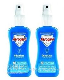 两件装！Aerogard 澳洲防蚊喷雾（无味）135ml