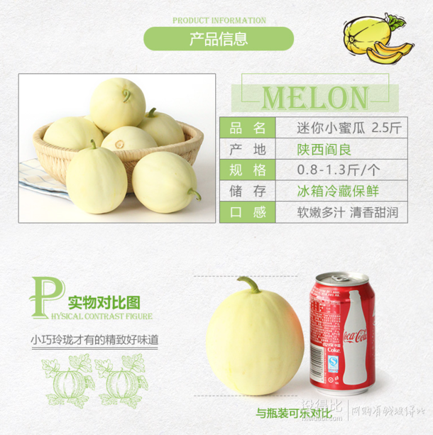 世果汇迷你蜜瓜22 9元 59 8元 拍下立减 没得比 世果汇迷你蜜瓜22 9元 59 8元 拍下立减 没得比