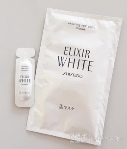 资生堂 ELIXIR WHITE 透明纯化净白 2阶段面膜 6枚装
