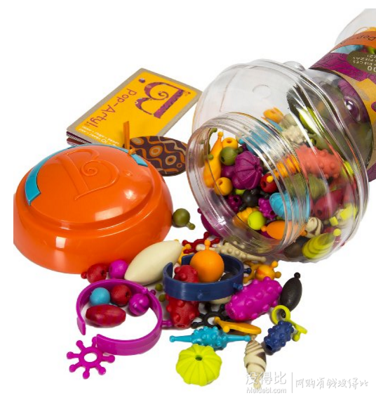 B.Toys 波普珠珠 创意串珠 300粒装*2件+凑单品  