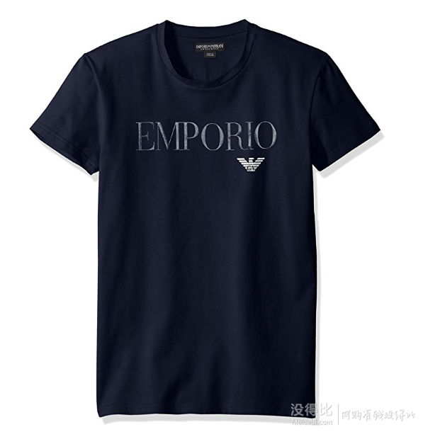 Prime会员！Emporio Armani   Mega Logo 基础款T恤