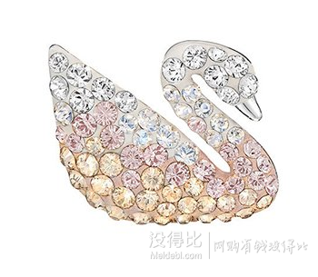 曲筱绡同款！ SWAROVSKI 施华洛世奇 Iconic Swan 穿孔天鹅耳环 包邮