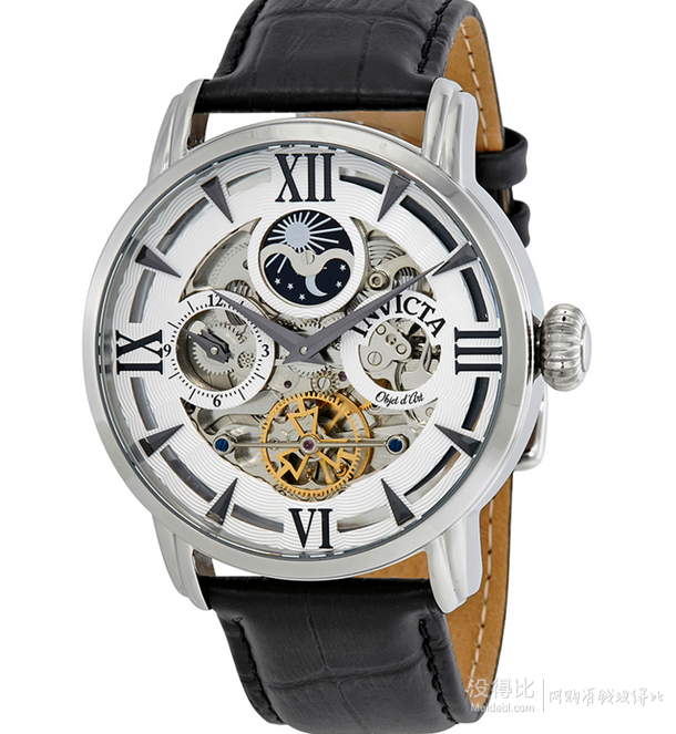 invicta 因维克塔 objet d art 银色表盘 男士机械手表22650