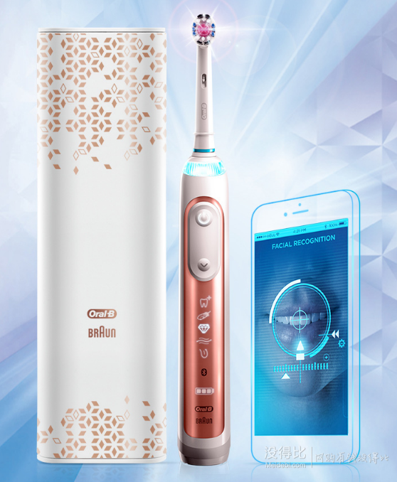 限Plus会员，Oral-B 欧乐B 旗舰款 iBrush9000 Plus 智能电动牙刷套装*2+凑单品￥1707.65包邮（两件8.5折）