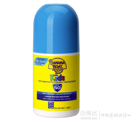 BananaBoat香蕉船儿童滚珠型防晒霜75ml（SPF50+）