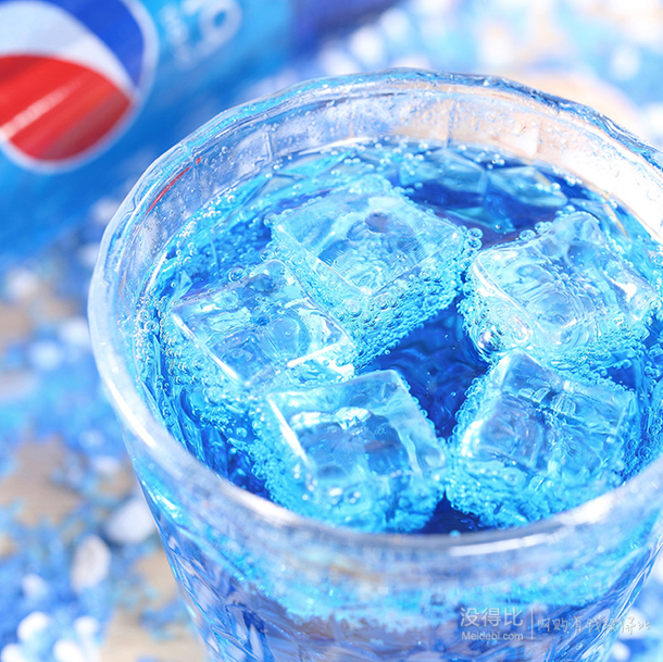 pepsi/百事 蓝色可乐 巴厘岛限定 blue 梅子味 2瓶 450ml*2 22.