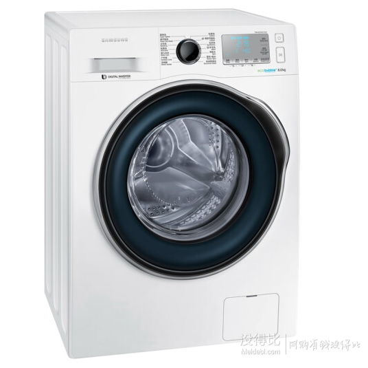 samsung 三星 ww80j6413cw/sc 8公斤滚筒洗衣机 2299元包邮(2949-200)