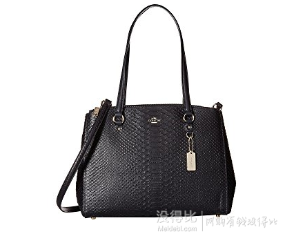 COACH 蔻馳 Stamped Snakeskin Stanton Carryall 女士手提斜挎包