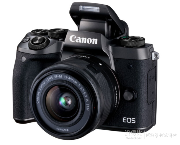 Canon 佳能 EOS M5（EF-M 15-45mm F3.5-6.3 IS STM）无反相机套机  4888元包邮