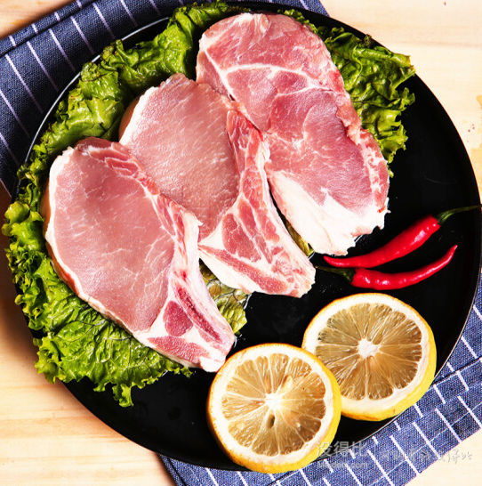 买1送1datecrown丹麦皇冠郁金香牌进口带骨猪扒300g