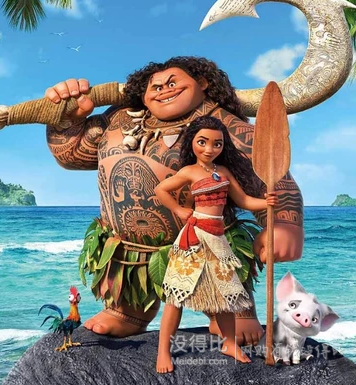 海洋奇缘 莫阿娜公主同款 Disney Moana 女孩儿角色扮演服装4 6岁 没得比