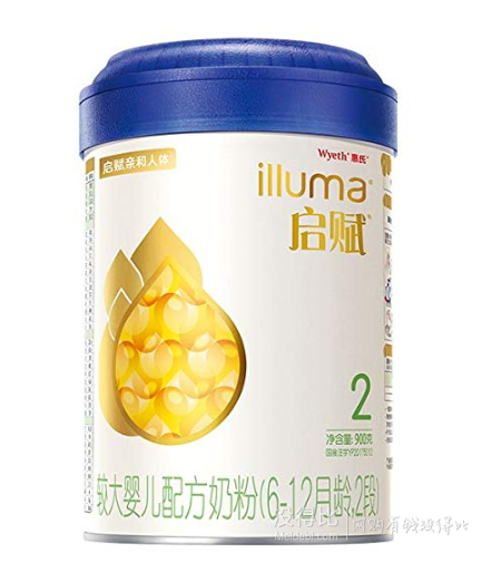 wyeth 惠氏 启赋 较大婴幼儿配方奶粉 2段 900g