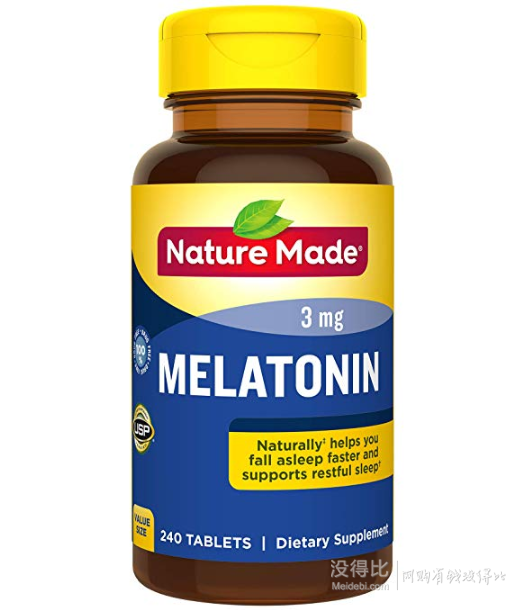 爆料有奖naturemade天维美褪黑素3mg240片prime到手约49元