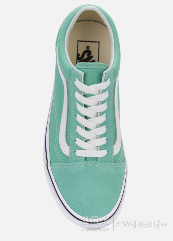 大码福利!vans 范斯 old skool 女士运动鞋 薄荷绿