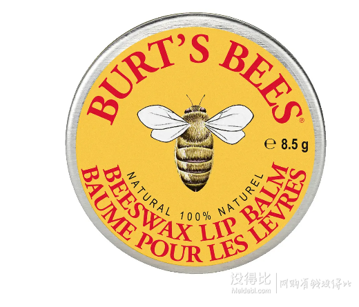 burtsbees小蜜蜂天然润唇膏盒装85g