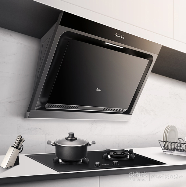 1日0点双11预告midea美的cxw180j30侧吸式抽油烟机799元包邮