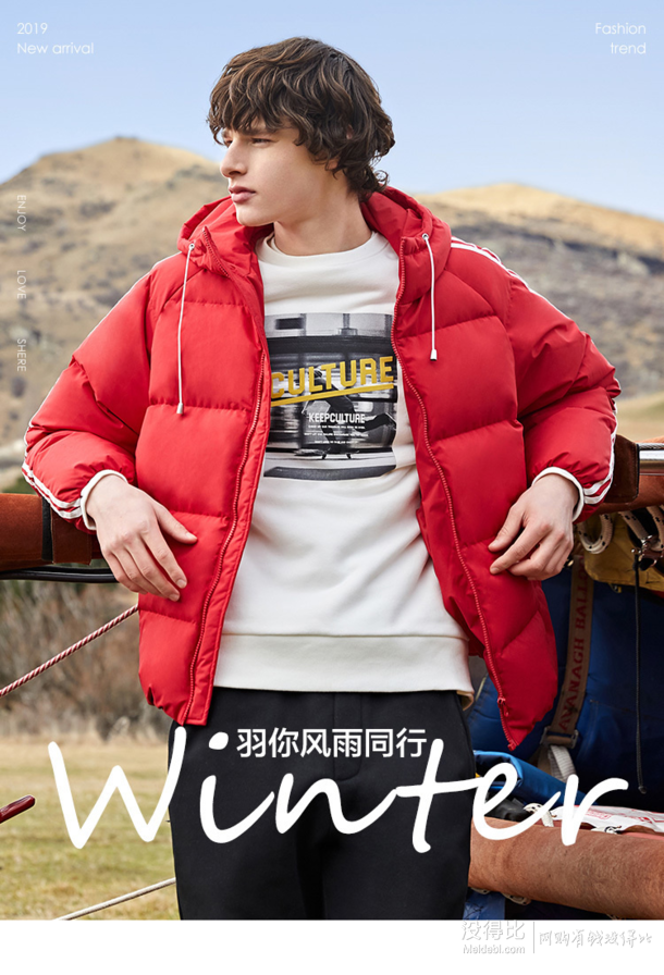 semir 森马 19d078131307 男士羽绒服 低至150元包邮