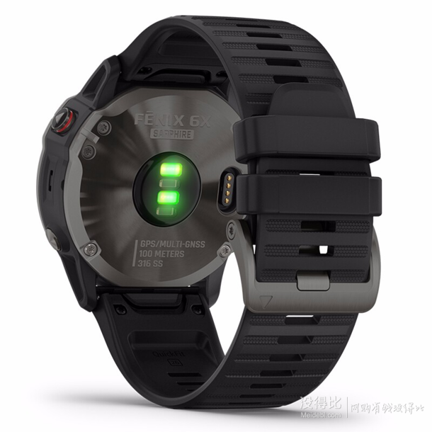 garmin 佳明 fenix 6x pro 蓝宝石不锈钢表圈gps运动户外智能手表