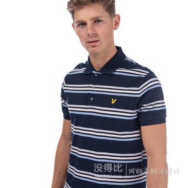 lyle & scott 男士条纹polo衫