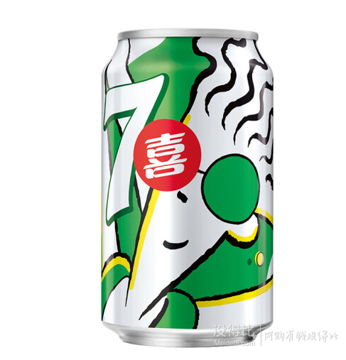 限地区: 七喜 柠檬味 碳酸饮料 330ml*6听 9.9元