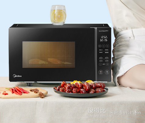 9日0点!midea 美的 m3-l232f 微波炉 23l 299元(限前100名)