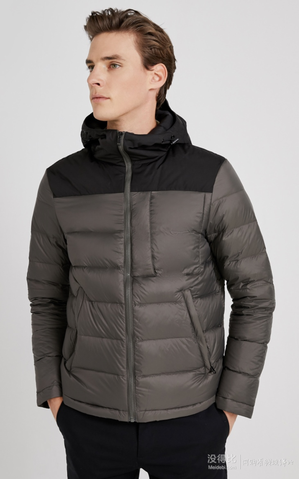 selected 思莱德 男士连帽羽绒服 299元包邮