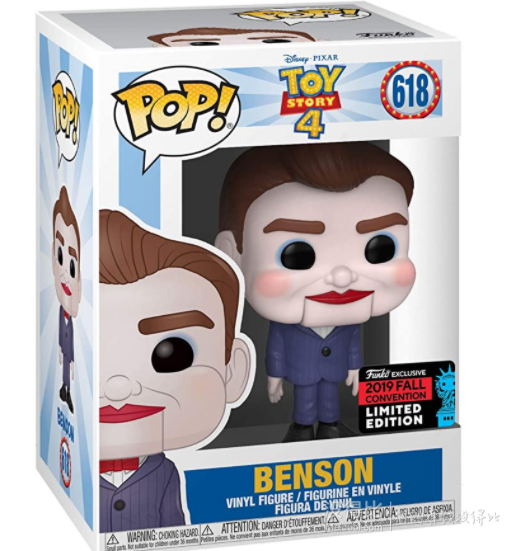 funko 玩具总动员4 本森木偶手办公仔43354 含税到手￥38.76